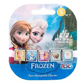 Frozen armband met 5 verwisselbare charms