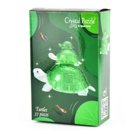 Crystal puzzel 37 stukjes schildpad