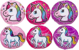 Kussen unicorn roze/paars of licht roze