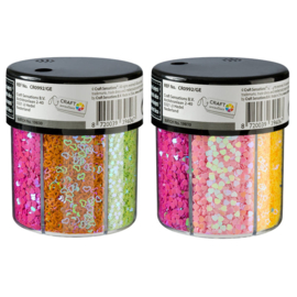 Deco confetti glitter potje