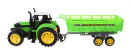 Tractor Met Aanhanger Groen