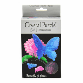 Crystal puzzel 38 stukjes vlinder