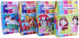 4 legpuzzels - 30 puzzelstukjes per puzzel - afmeting: 27 X 18 CM