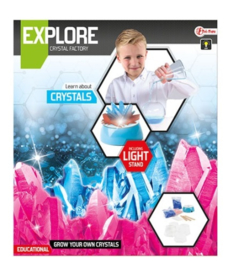 EXPLORE Set -kristallen kweken incl. lamp
