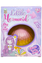 Graafset Little Mermaid Paars/roze