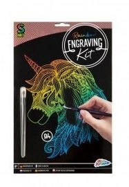 Engraving Kit unicorn rainbow