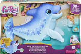 FurReal: Dimples mijn Speelse Dolfijn - Interactieve Knuffel - Blauw - 20 cm