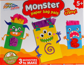 Maak je eigen papieren monster zakken