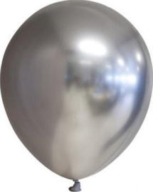 15 x Ballonnen Chrome Zilver | Helium Ballon Zilver- 23 cm