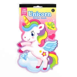 Rainbow stickers unicorn 250 stuks