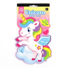 Rainbow stickers unicorn 250 stuks