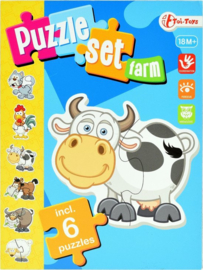 Boerderij Puzzelset Incl 6 Puzzels