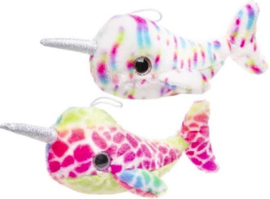 Narwal Regenboog knuffel