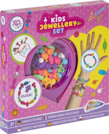 Kids Jewellery Set - plastic Easy Click Beads