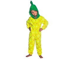 Ananas Onesie - Maat 110/116 - Kinder verkleedkleding