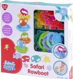 Playgo: Safari Rowboat 4 bootjes met verschillende dieren