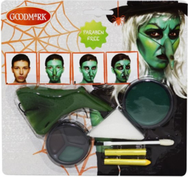 Heksenmake-up kit voor volwassenen Halloween - Schmink