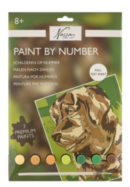 Paint by number hond