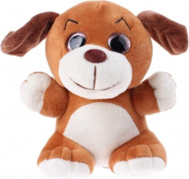 Knuffel Hond 19 Cm Bruin