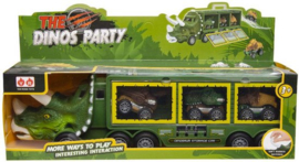 Dinosaurus Truck met 3 dino auto's