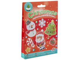 XMAS Diamond Painting Stickers 12 pcs