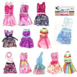 LAUREN Tienerpop barbie feestjurkjes 12 stuks