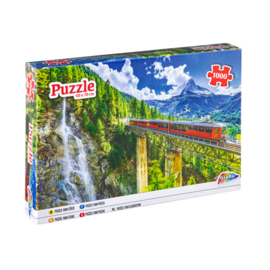 Puzzel berg spoorweg - 1000 stukjes