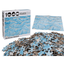 Puzzel 1000 stukjes mondmasker