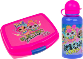 L.o.l. Surprise! Lunchbox Met Drinkfles Electric 400 Ml Roze