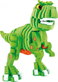 Knutselpuzzel Dinosaurus 25,8 Cm Groen 59-delig