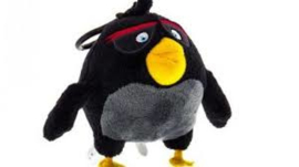 Angry Birds Sleutelhanger Plush 9cm (Zwart)
