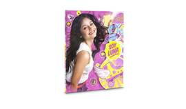 Soy Luna - Dagboek met magnetische slot - Paars