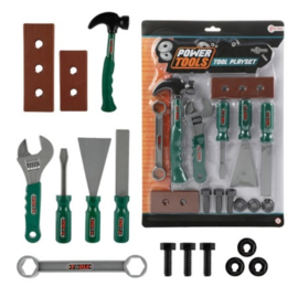 POWER TOOLS Tool set 13-prt on card