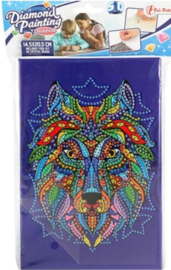 Notitieboek Diamond Painting Wolf