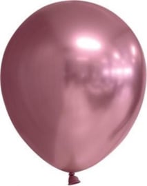 15 x Ballonnen Chrome Roze | Helium Ballon roze- 23 cm