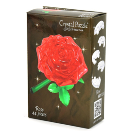 Crystal puzzel 44 stukjes roos