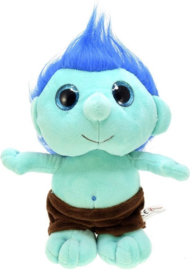 Knuffel Trol Groen/blauw 25 Cm