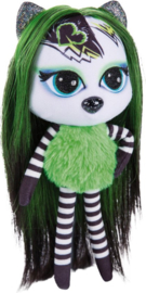 Nici Knuffelpop Pixidoos Bami 20 Cm Pluche Zwart/groen