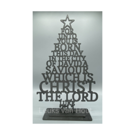 kerstboom For unto you