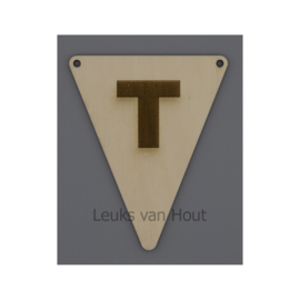 vlagletter T (1, dicht)