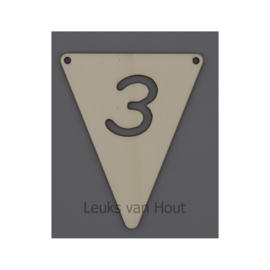 3 (type 2, karmozijnrood)