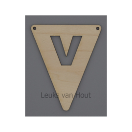 vlagletter V (1, open)