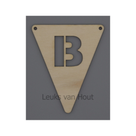 B (type 1, karmozijnrood)