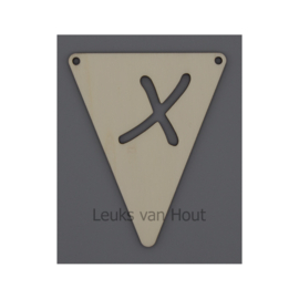 X (type 2, karmozijnrood)