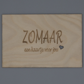 kaart; zomaar