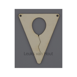 vlagletter ballon (1, open)