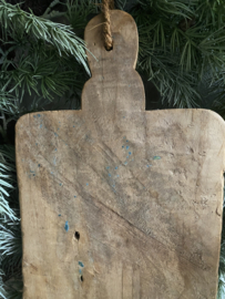 Oude houten serveerplank -J