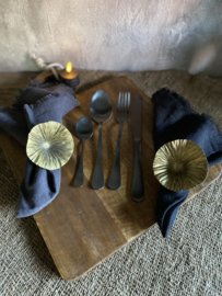 Stoffen servetten set/4 -  zwart