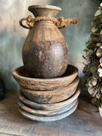 Oude houten schaal S