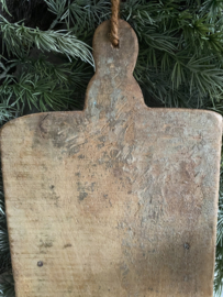 Oude houten serveerplank